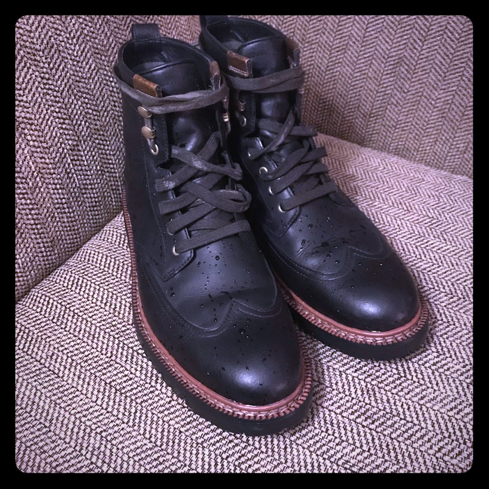 COPY - Timberland black water resistant dress boots 9.5